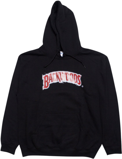 Backwoods Black Hoodie - Backwoods Hoodie Screen Printed (580x580), Png Download