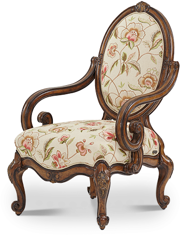 Amini Oval Back Wood Chair - Lavelle Melange Oval Back Wood Chair | Spring (600x510), Png Download