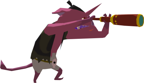 Pink-bokoblin - Portable Network Graphics (480x278), Png Download