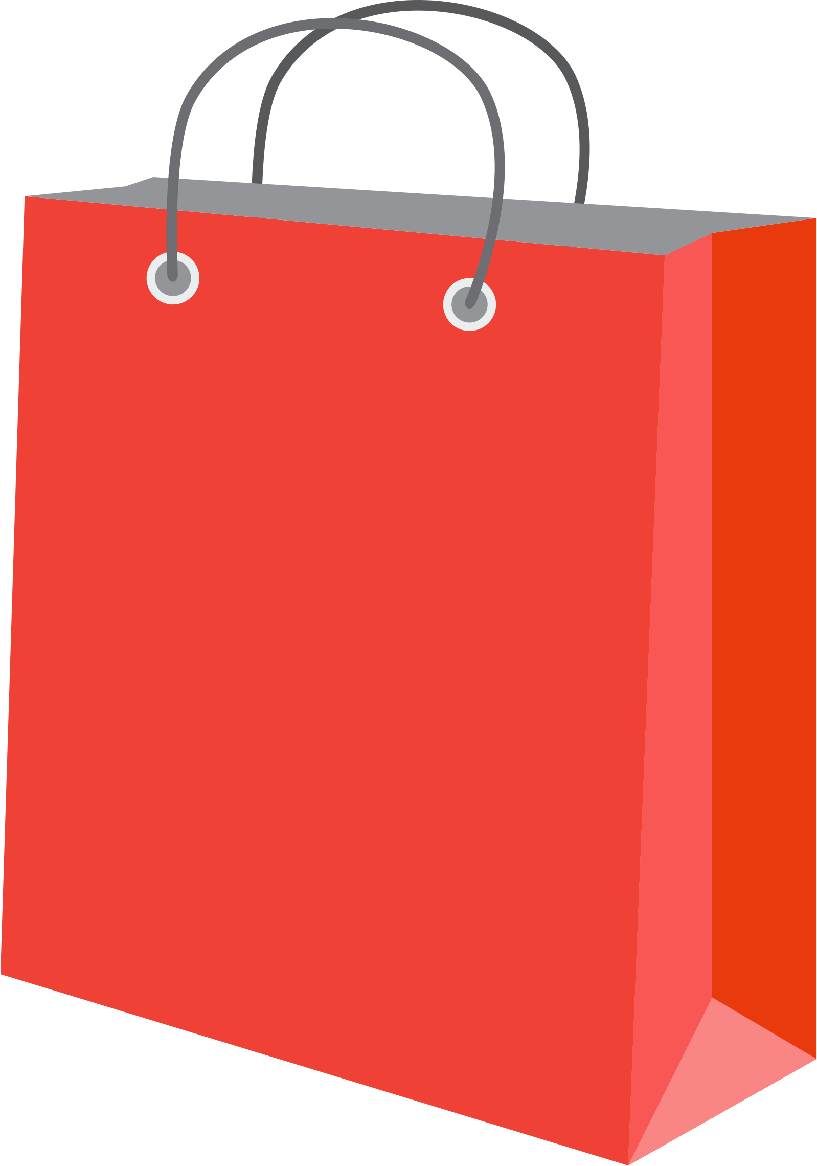 This Free Icons Png Design Of Red Paper Bag (1598x2279), Png Download