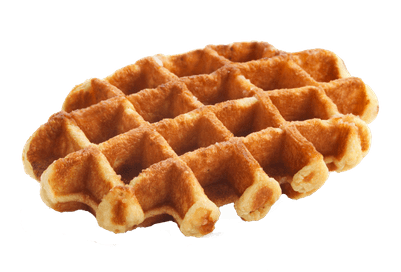 Vector Black And White Li Ge Transparent Png - Waffle (400x400), Png Download