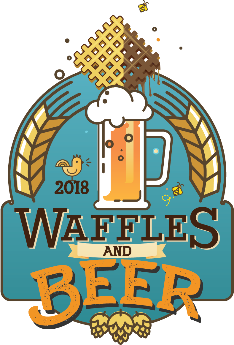 Smaller Logo - Waffles And Beer Festival (922x1291), Png Download