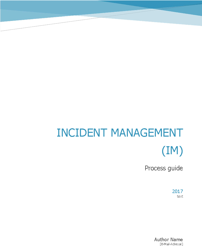 Incident Management U2013 Itil V3 Process Guide U2013 - Itil (850x1100), Png Download