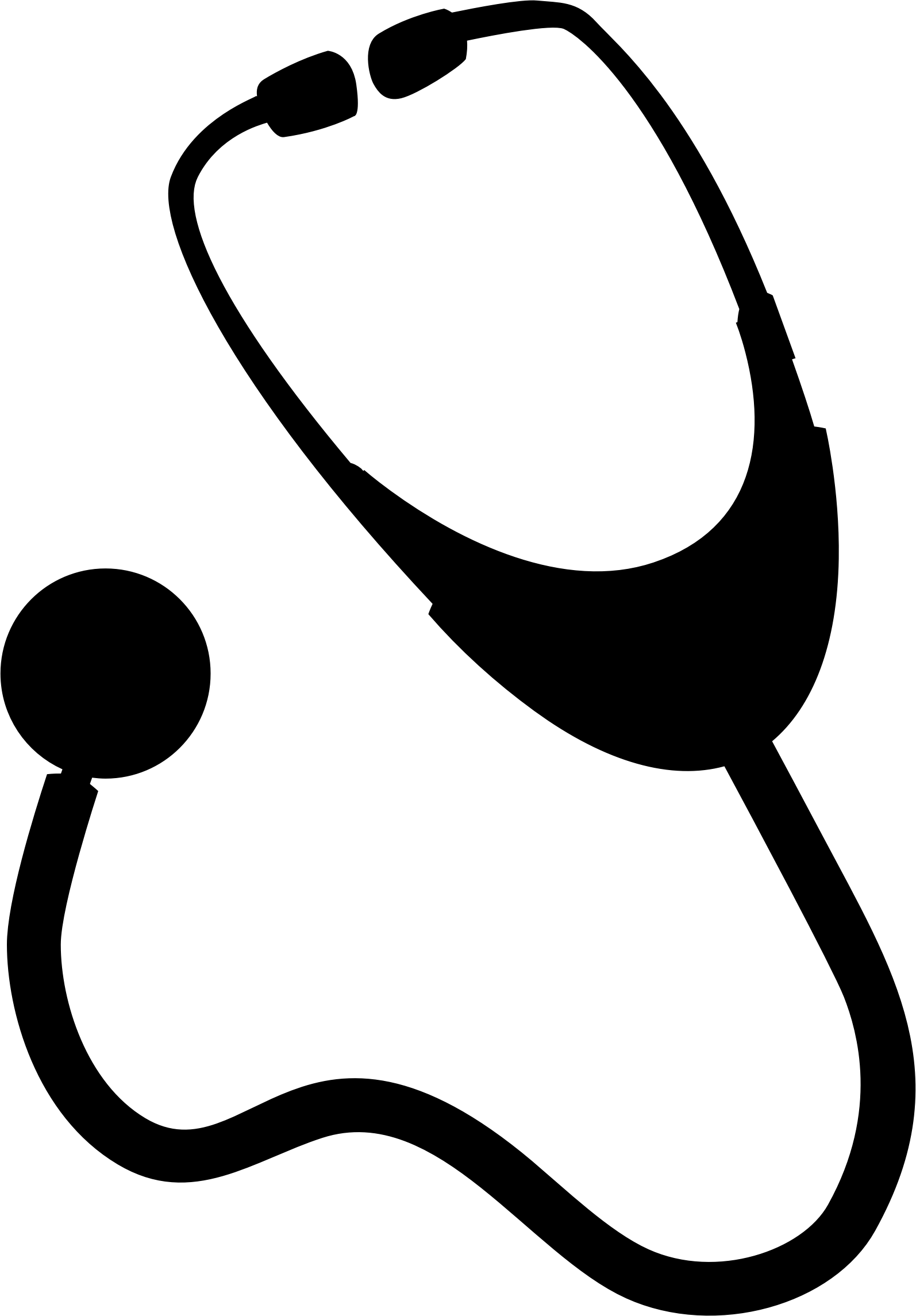 This Free Icons Png Design Of Nasa Stethoscope Silhouette (1594x2290), Png Download