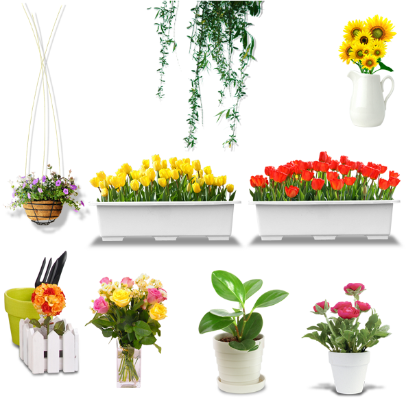 Flower Vase Png Photo - Smart Touch Music Flower Pot Bluetooth Speakers Colorful (600x600), Png Download