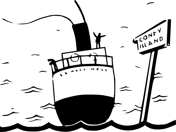 Sailing Ship Cartoon Silhouette Svg Clip Arts 600 X (600x451), Png Download