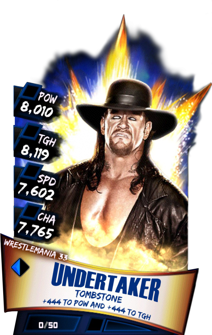 Undertaker S3 14 Wrestlemania33 - Wwe Supercard Wrestlemania 33 Becky Lynch (733x1158), Png Download