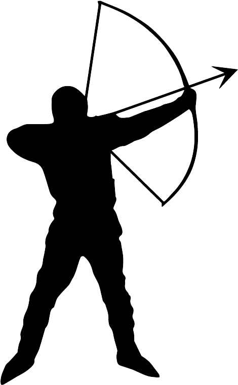 Logo - Archer Silhouette (504x792), Png Download