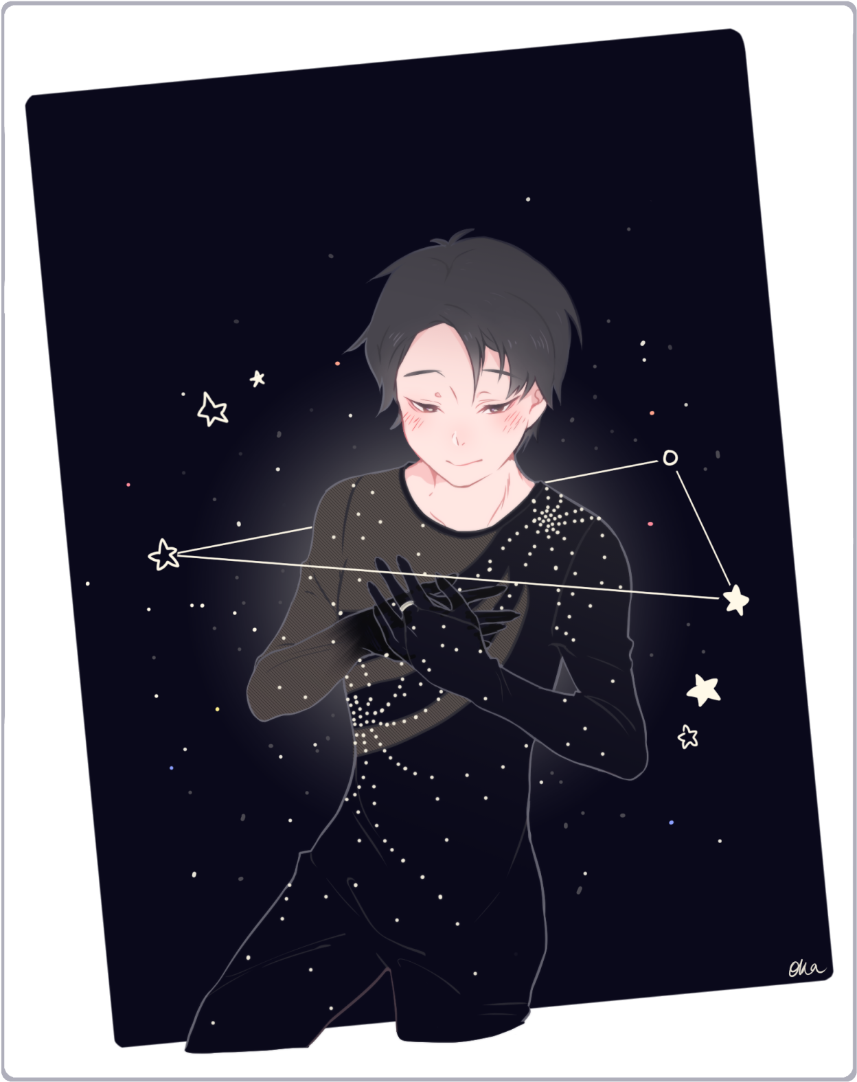 1,976 Likes, 28 Comments - Art Yuri On Ice (1280x1616), Png Download