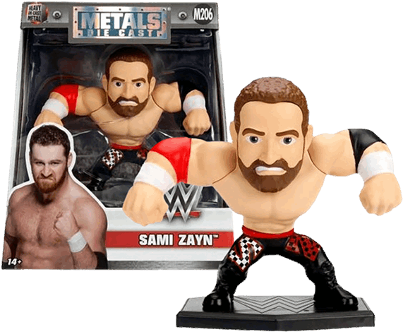 Jada Wwe Sami Zayn 4-inch Metals Die-cast Action Figure (600x600), Png Download