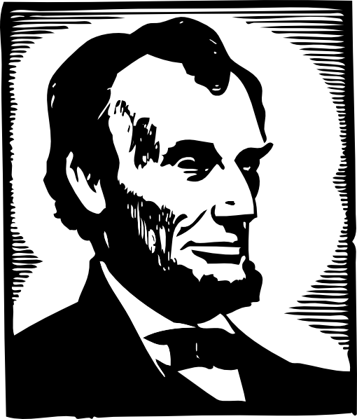 How To Set Use Abraham Lincoln Clipart (510x598), Png Download
