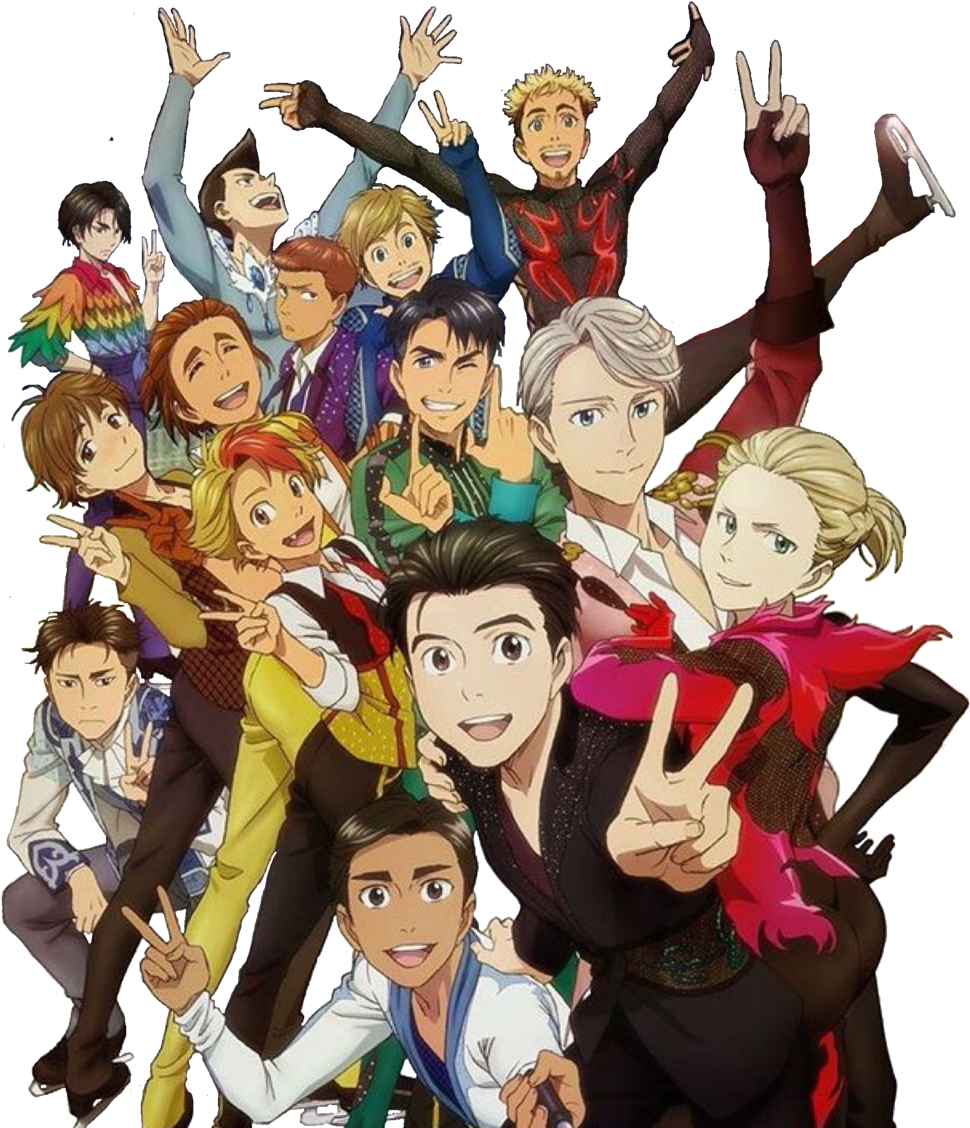 Free Download Yuri On Ice Poster Clipart Yuri On Ice - Yuri On Ice Main Characters (1024x1147), Png Download