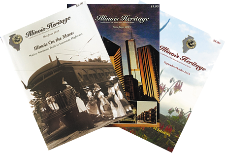 Cover Photos Of Illinois Heritage Magazine - Cloud Gate (457x310), Png Download