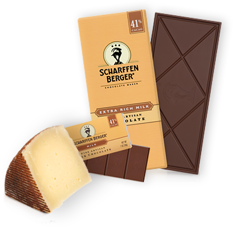 Extra Rich Milk 41% Paired With Manchego - Scharffen Berger - 62 Percentage Cacao Semisweet 3 (570x570), Png Download