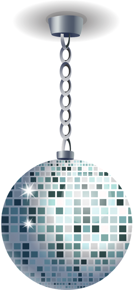 Disco Ball,mirror Ball,glitter - Disco Ball (500x1000), Png Download