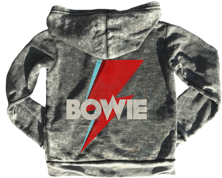 David Bowie Burnout Hoodie (900x773), Png Download