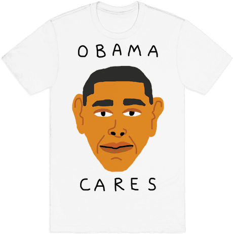 Obama Cares Mens T-shirt - Succulent Cactus T Shirt (484x484), Png Download