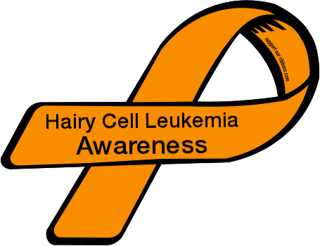Hairy Cell Leukemia / Awareness - Type 1 Diabetes Ribbon (455x350), Png Download