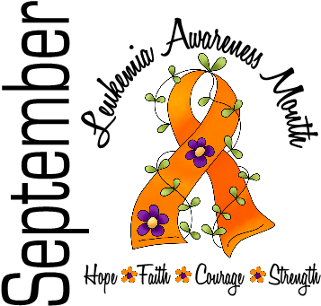Leukemia Awareness Month - September Leukemia Awareness Month (400x350), Png Download