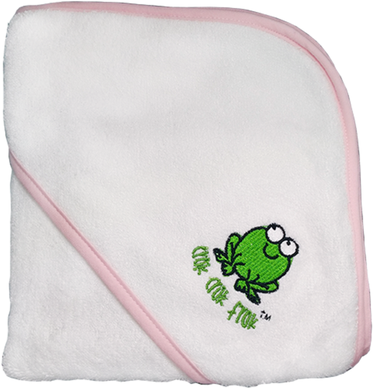 Crokcrokfrok Bamboo Hooded Towel - Happy Baby Skin Bamboo Hooded Baby Towel With Bear (580x580), Png Download
