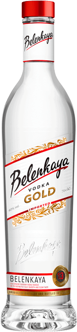 Belenkaya Gold Plain Vodka (412x654), Png Download