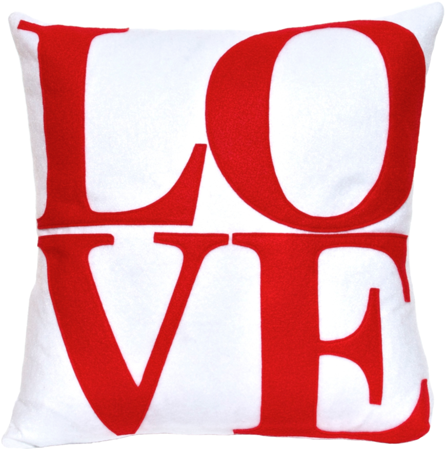 Love Pillow Cover Red On Pure White - Philadelphia Love Sign Vector (1024x1024), Png Download