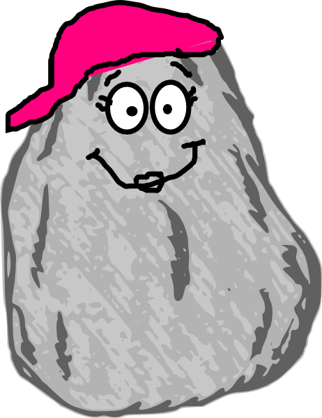 Rock Clip Art Free (462x599), Png Download