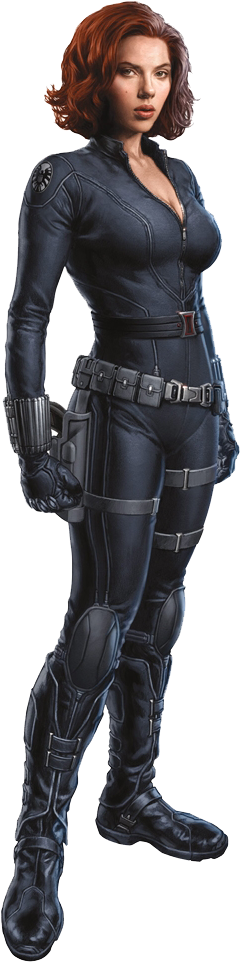 Black Widow Clipart Transparent - Avengers Black Widow Png (1000x1000), Png Download