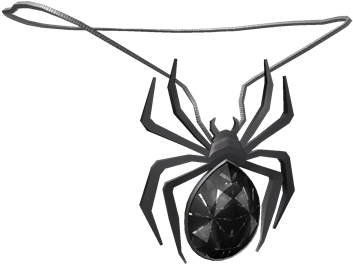 Spider Necklace (420x420), Png Download