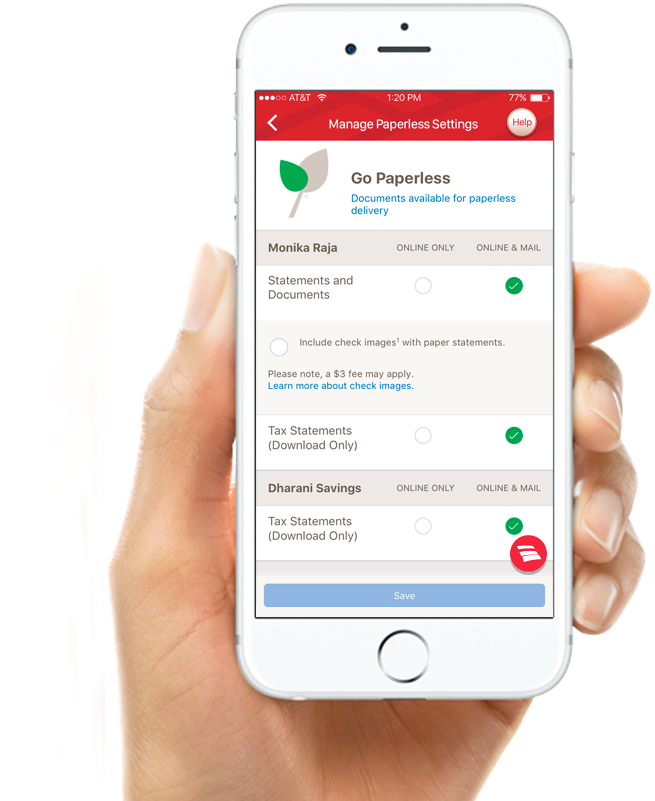 Get Your Statements Online - Bank Of America Bank Statement (760x800), Png Download