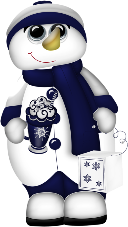 Cu Frosty Mix - Snowman (530x800), Png Download