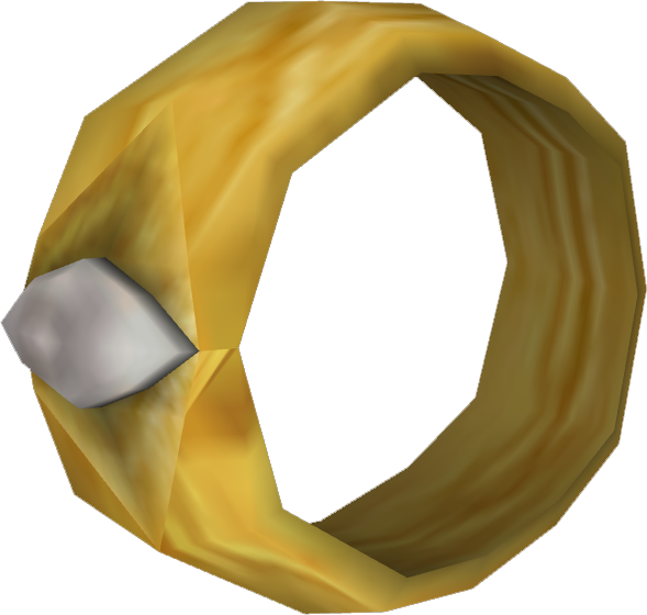 Gold Diamond Ring O - Oblivion Gold Diamond Ring (589x560), Png Download