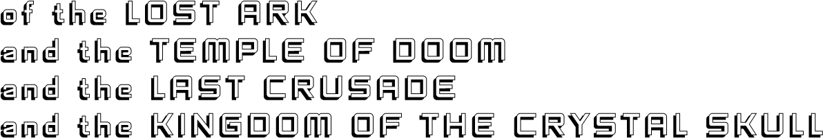 Indiana Jones Subtitles - Indiana Jones Logo Fonts (1200x300), Png Download
