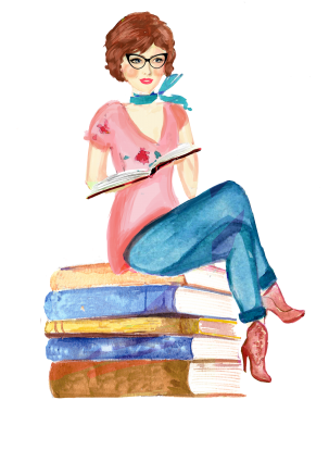 Custom Watercolor Illustration Of Me By Marianna At - Sitting (386x500), Png Download