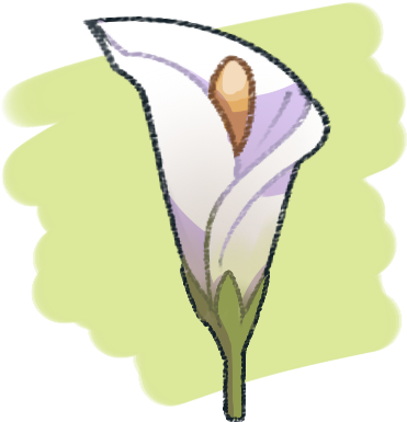 Draw A Flora - Drawing (400x400), Png Download