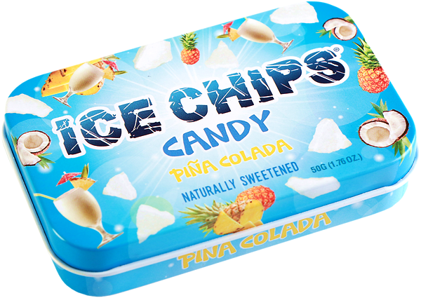Ice Chips® Pina Colada Xylitol Candy - Ice Chips (600x425), Png Download