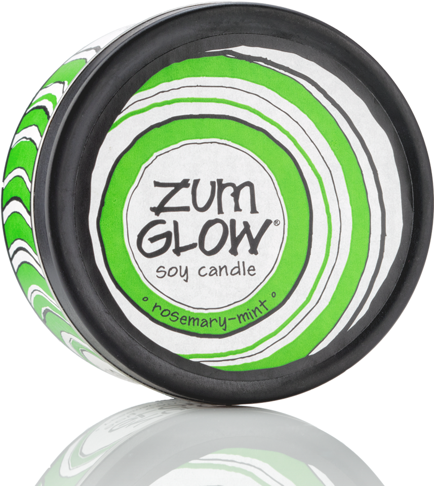 Indigo Wild Cedar Lavender Zum Glow Candle (1000x1000), Png Download