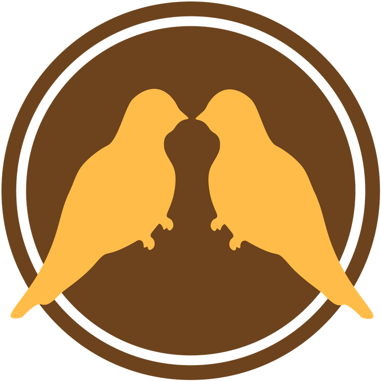 Yellow Bird 2 Brown Circle - Logo Marca Cocodrilo (800x800), Png Download