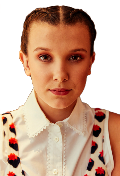 Millie Bobby Brown Comic Con 2017 (480x703), Png Download