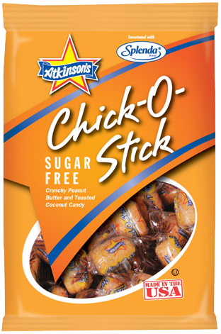 Sugar Free Chick O Sticks Crunchy Peanut Butter & Toasted - Chick O Stick Sugar Free (500x500), Png Download