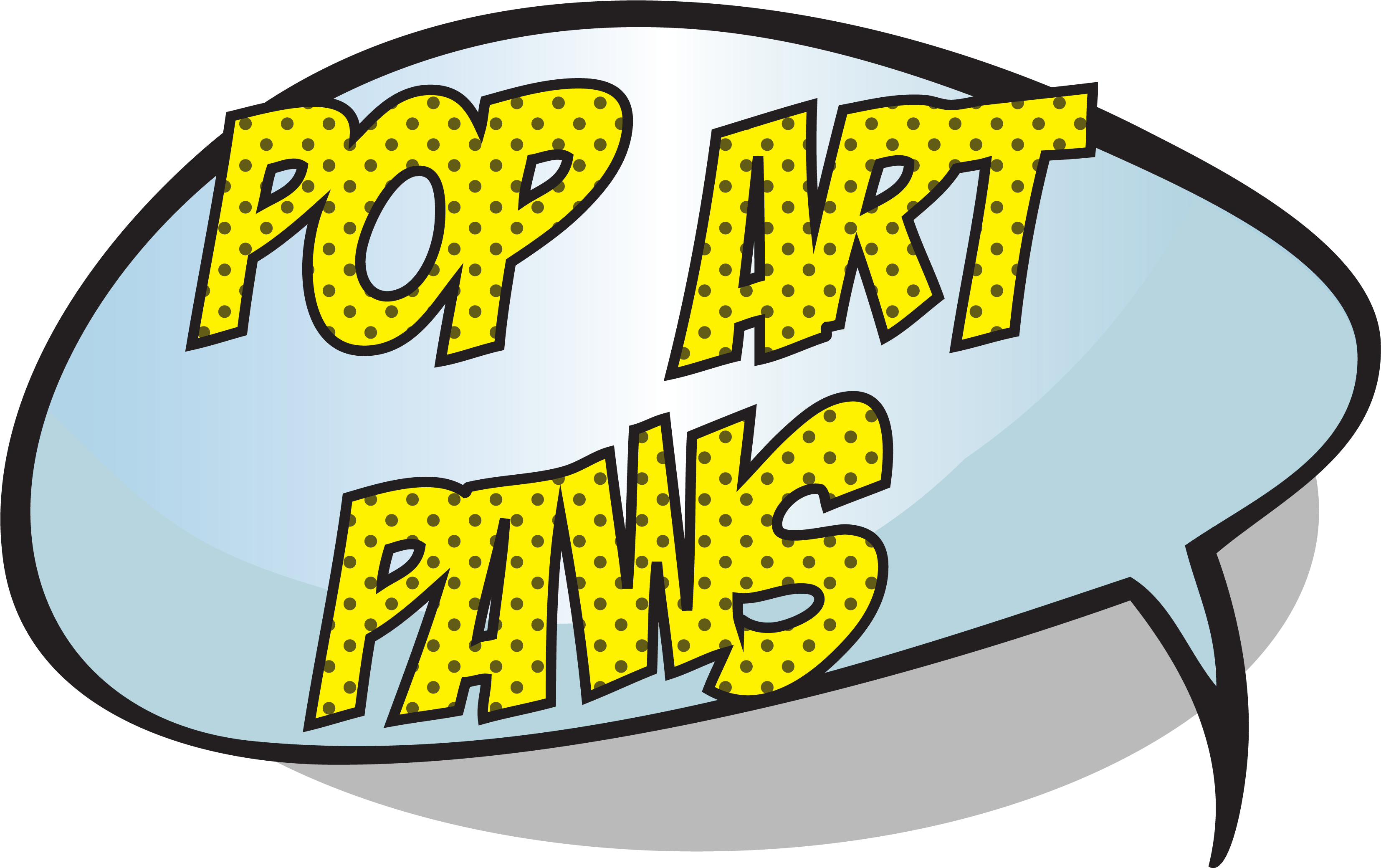 Pop Art Paws - Art (3378x2289), Png Download