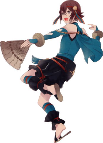 4koma Hayato - Hayato Fire Emblem (348x480), Png Download