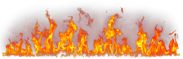 Огонь Png, Пламя, Fire Png, Flame, Feuer Png, Feu Png, - Fire (600x217), Png Download