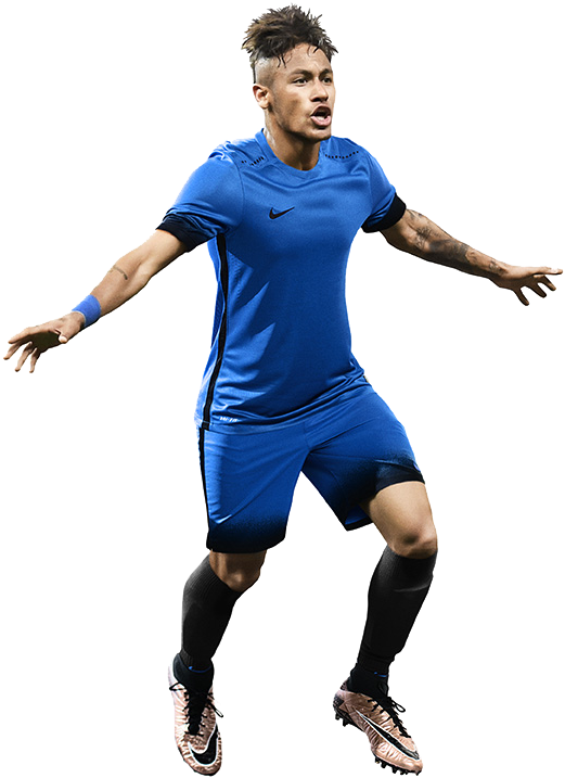 Neymar - Neymar 2016 17 Png (612x859), Png Download