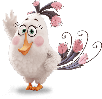Matilda Angry Birds 2016 Gallina - Angry Birds Movie Characters Matilda (420x410), Png Download