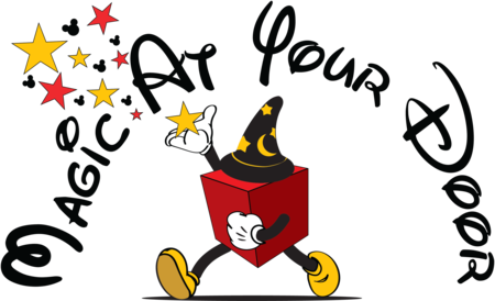 Disneyland Clipart Disney World - Magic At Your Door (450x274), Png Download