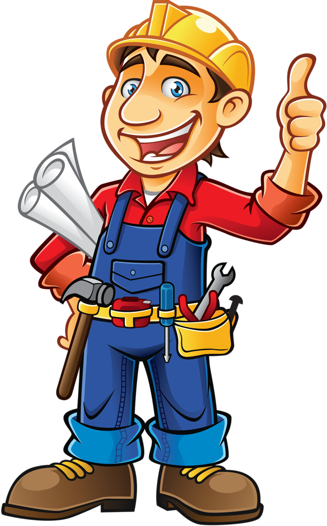 Picture Black And White Stock Handyman Clipart - Handy Man Png (637x1024), Png Download