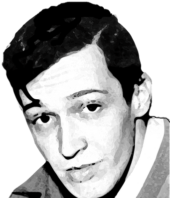 Man Head Vintage Black And White - Illustration (400x400), Png Download