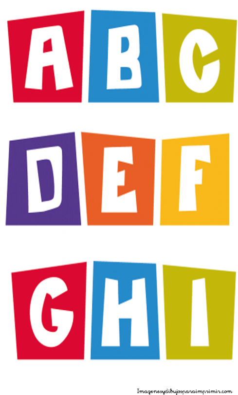 Letras Grandes De Pocoyo Letras Pocoyo Para Imprimir - Letras Pocoyo Para Imprimir (595x842), Png Download