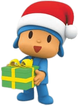 Pocoyo Santa - Merry Christmas, Pocoyo By Kristen L Depken (400x400), Png Download
